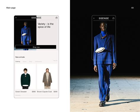 ssense official website.